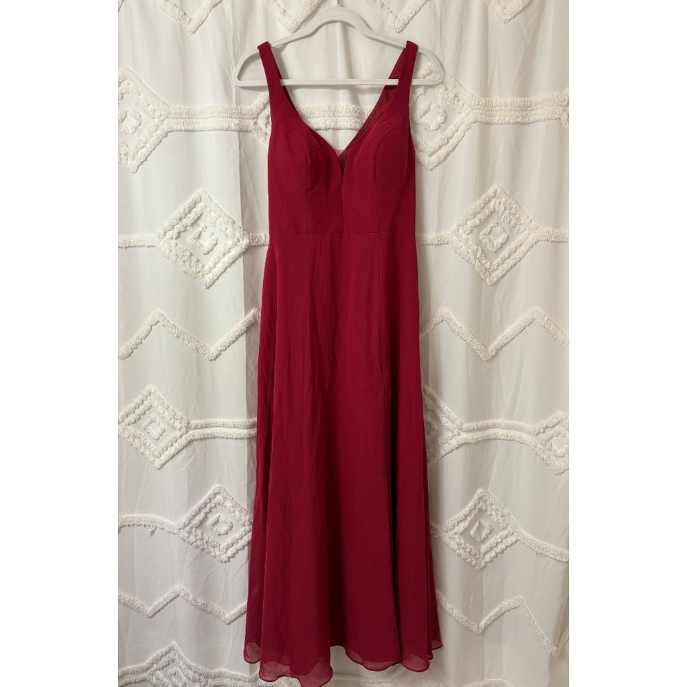 Burgundy Dress